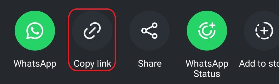 copy link image