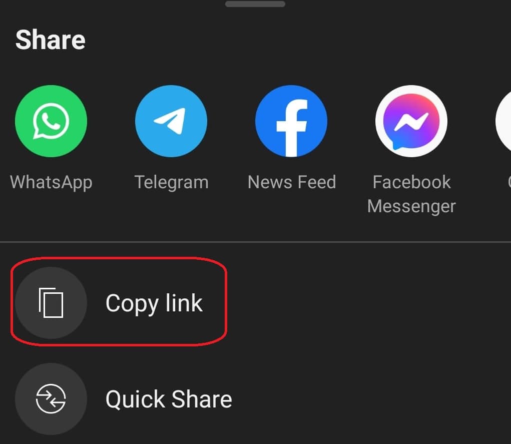 copy link image